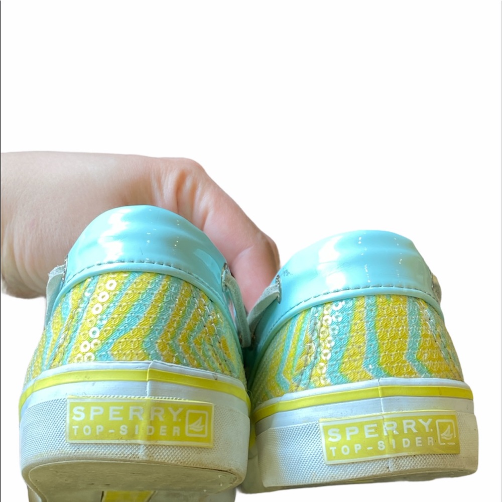 Zebra Print Sequin Top-Sider Sperry - image 5